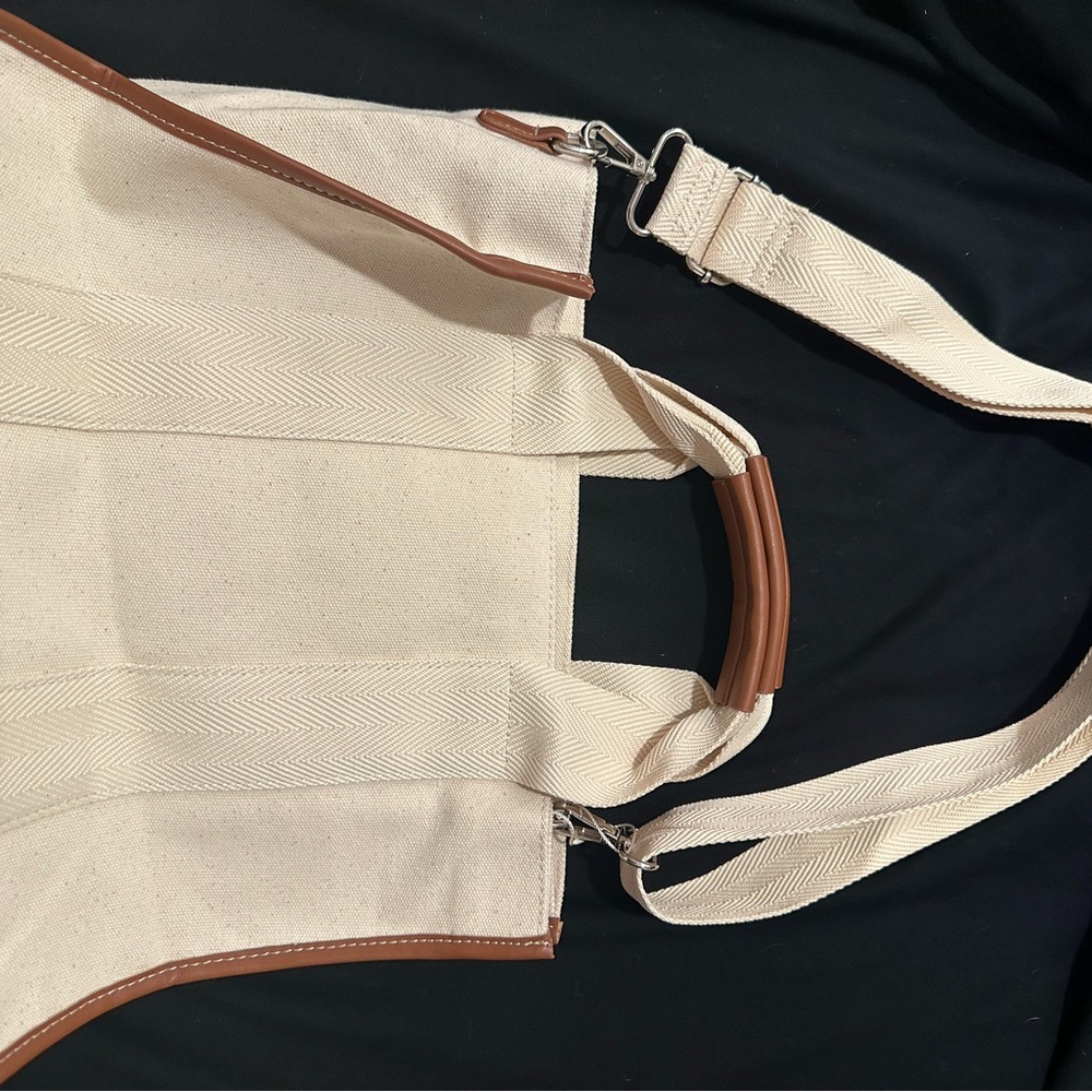Primark Cream Canvas Tote Bag - Picture 7 of 8